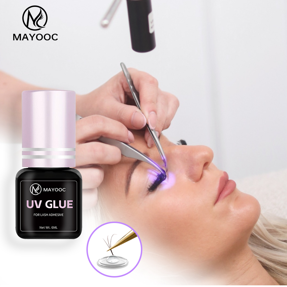 Eyelash Extension Logo - MAYOOC Fast Drying 0.1S UV Eyelash