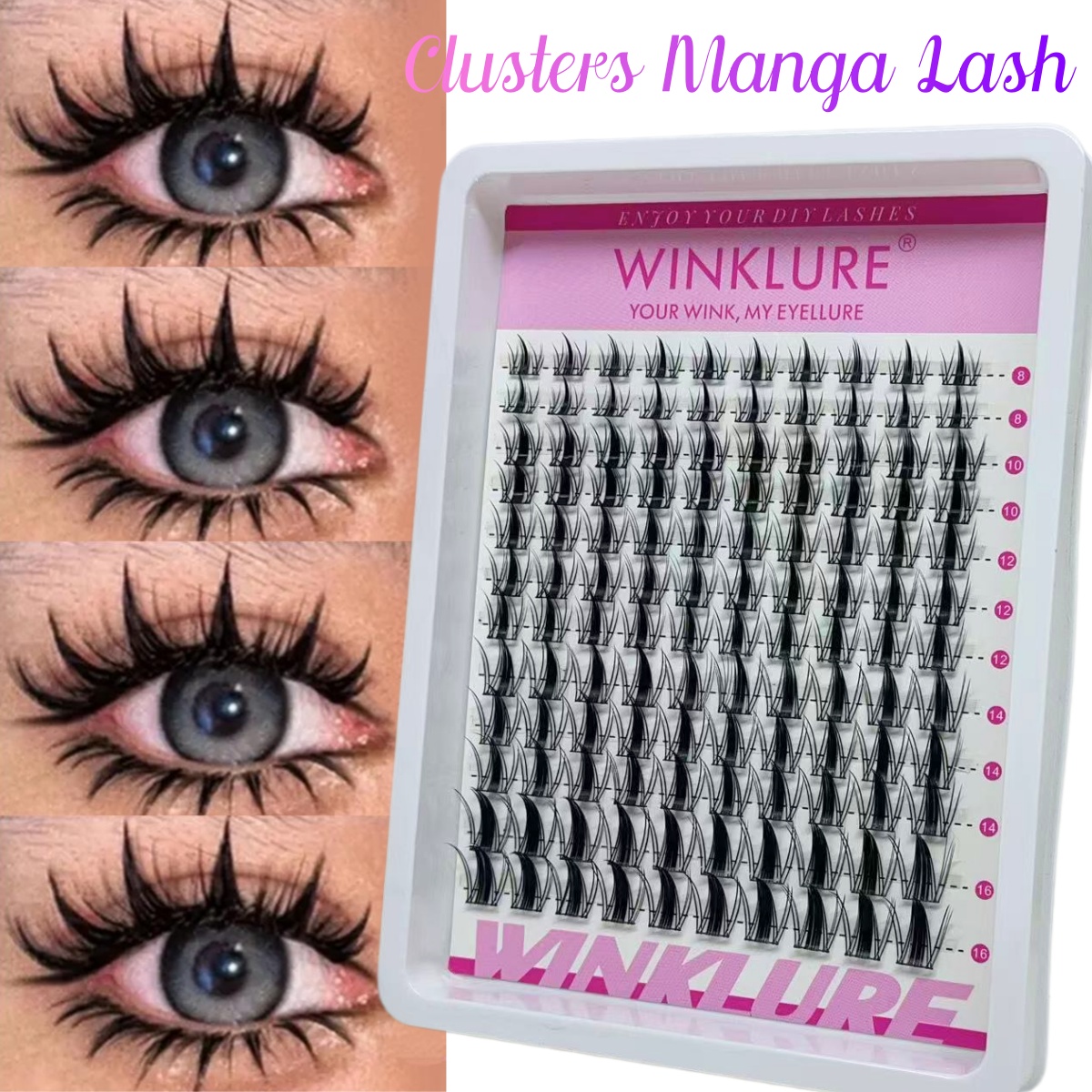 Eyelash Extension Equipment - WINKLURE Manga Lash Clusters Kit Cat