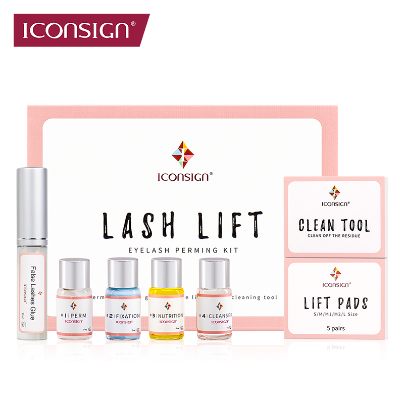 Eyelash Extension Full Set - ICONSIGN Lash Lift Kit Keratin Eyelash