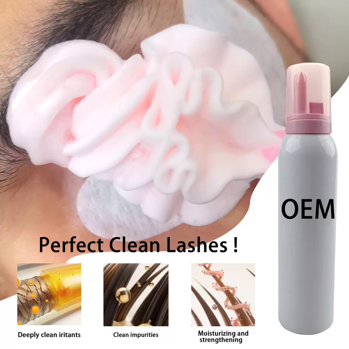 Customized  Whipped Lash Shamp - đánh giá và giá Eyelash Extension Logo