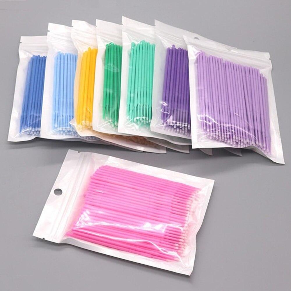 100pcs/lot Micro Brushes Make  - đánh giá và giá Eyelash Extension Repair