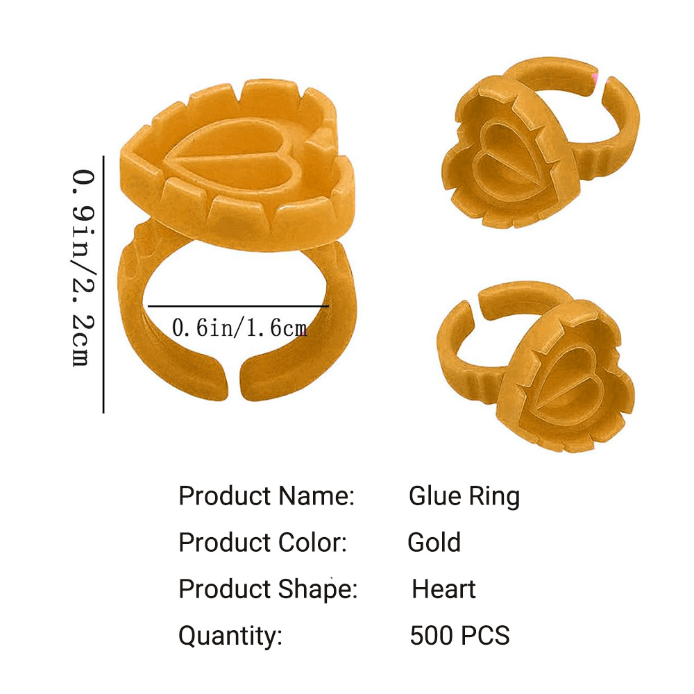500PCS Glue Rings for Lash Ext - đánh giá và giá Eyelash Extension Repair