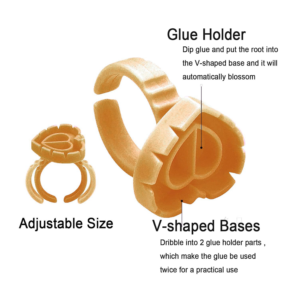 500PCS Glue Rings for Lash Ext - đánh giá và giá Eyelash Extension Repair