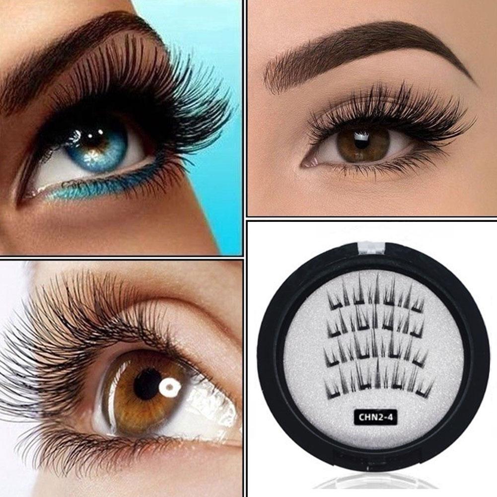 2 Pair 3D Magnetic False Eyela - đánh giá và giá Eyelash Extension Equipment