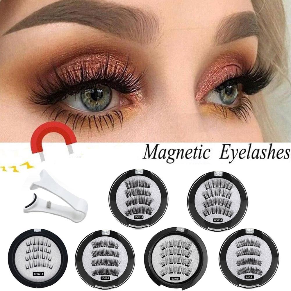 2 Pair 3D Magnetic False Eyela - đánh giá và giá Eyelash Extension Equipment