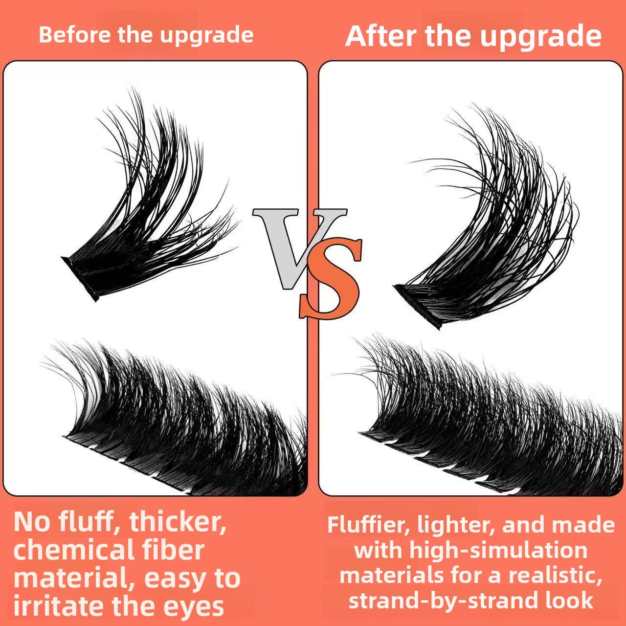 80D-100D Fluffy Cluster Lashes - đánh giá và giá Eyelash Extension Home Service