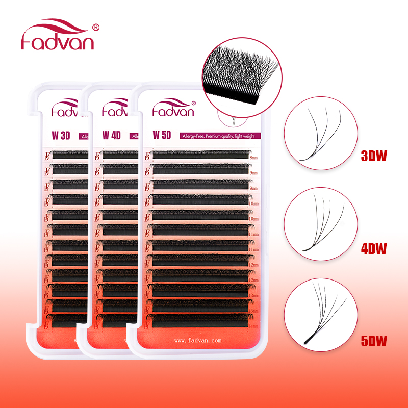 FADVAN W 3D 4D 5D 8-12/8-14mm  - đánh giá và giá Eyelash Extension Logo