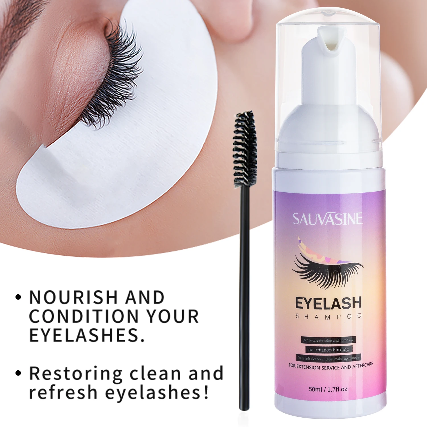 5/10PCS 50ML Eyelash Extension - đánh giá và giá Eyelash Extension Wash