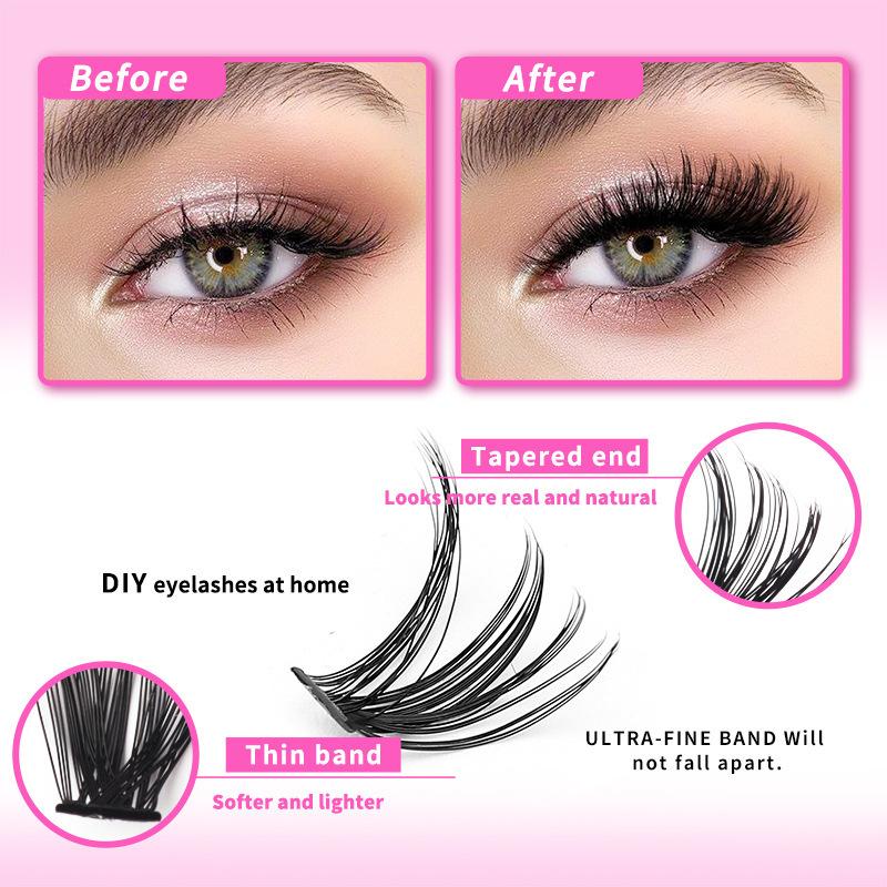 DIY Cluster Lash Extension Kit - đánh giá và giá Eyelash Extension Home Service