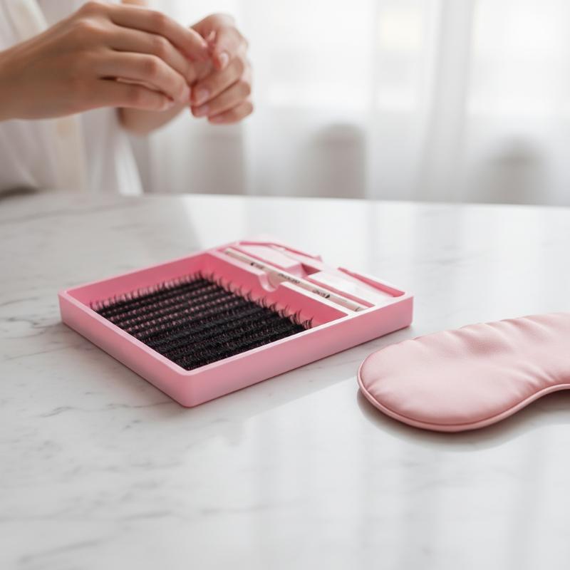 DIY Cluster Lash Extension Kit - đánh giá và giá Eyelash Extension Home Service