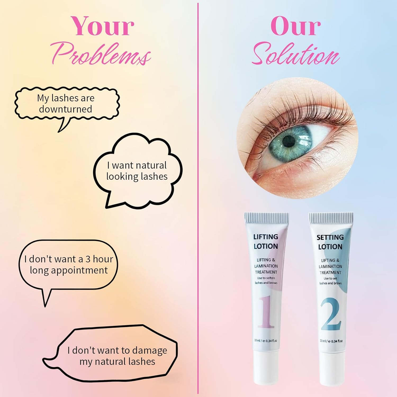 LOMANSA 10ml Fix Perming Tube  - đánh giá và giá Eyelash Extension Full Set