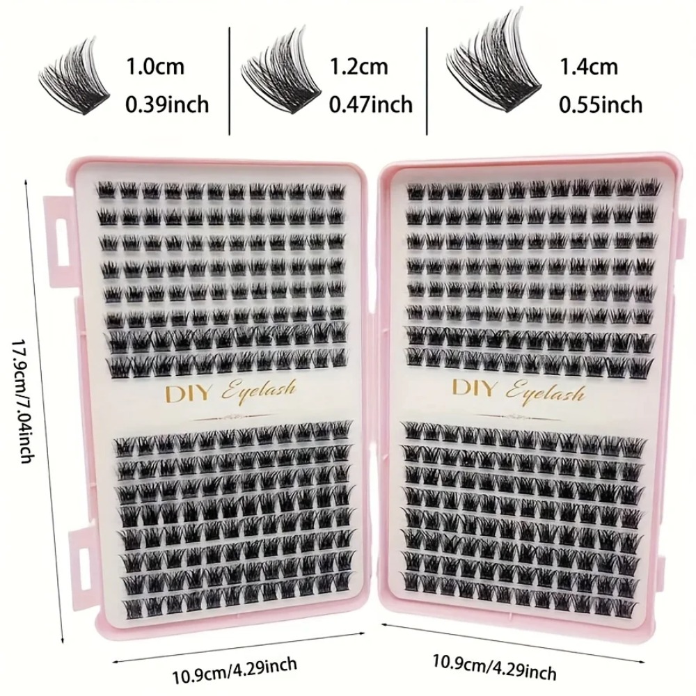 384pcs Individual Lashes Eyela - đánh giá và giá Eyelash Extension Home Service