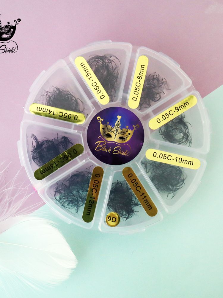 1000 Fans Loose Fan Mixed Leng - đánh giá và giá Eyelash Extension Medium