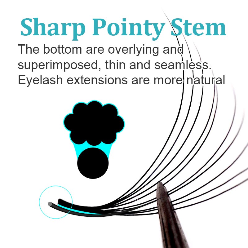Cmicc 500/1000Fans Mixed Lengt - đánh giá và giá Eyelash Extension Medium