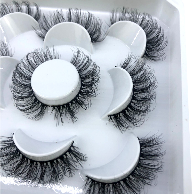 New 5 Pairs 8-25mm Natural 3D  - đánh giá và giá Eyelash Extension Full Set