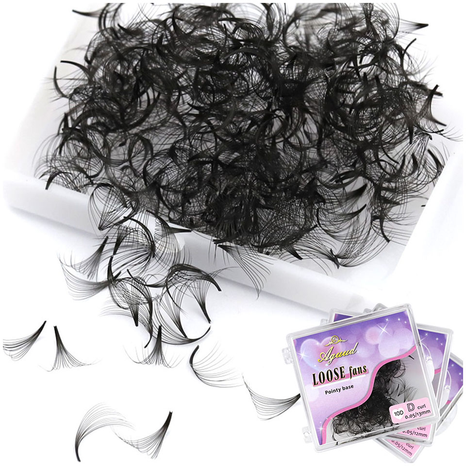 AGUUD 500 Fans Loose Fan Lashe - đánh giá và giá Eyelash Extension Medium