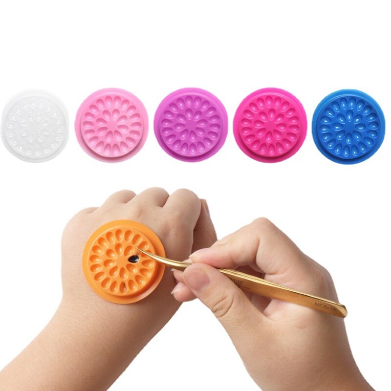 100pcs Eyelash Glue Holder Eye - đánh giá và giá Eyelash Extension Repair