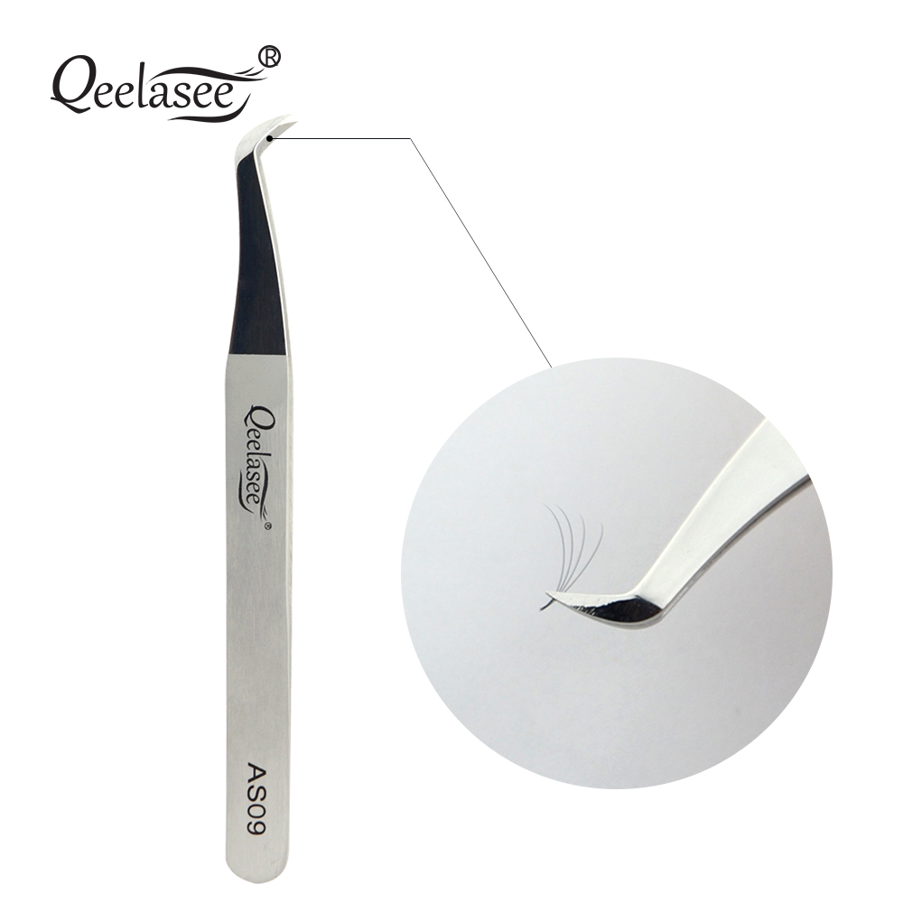Qeelasee AS09 Stainless Steel  - đánh giá và giá Eyelash Extension Logo