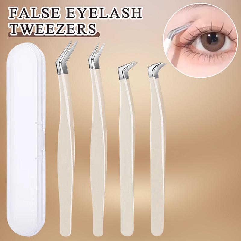 ●False Eyelash Tweezers With S - đánh giá và giá Eyelash Extension Home Service