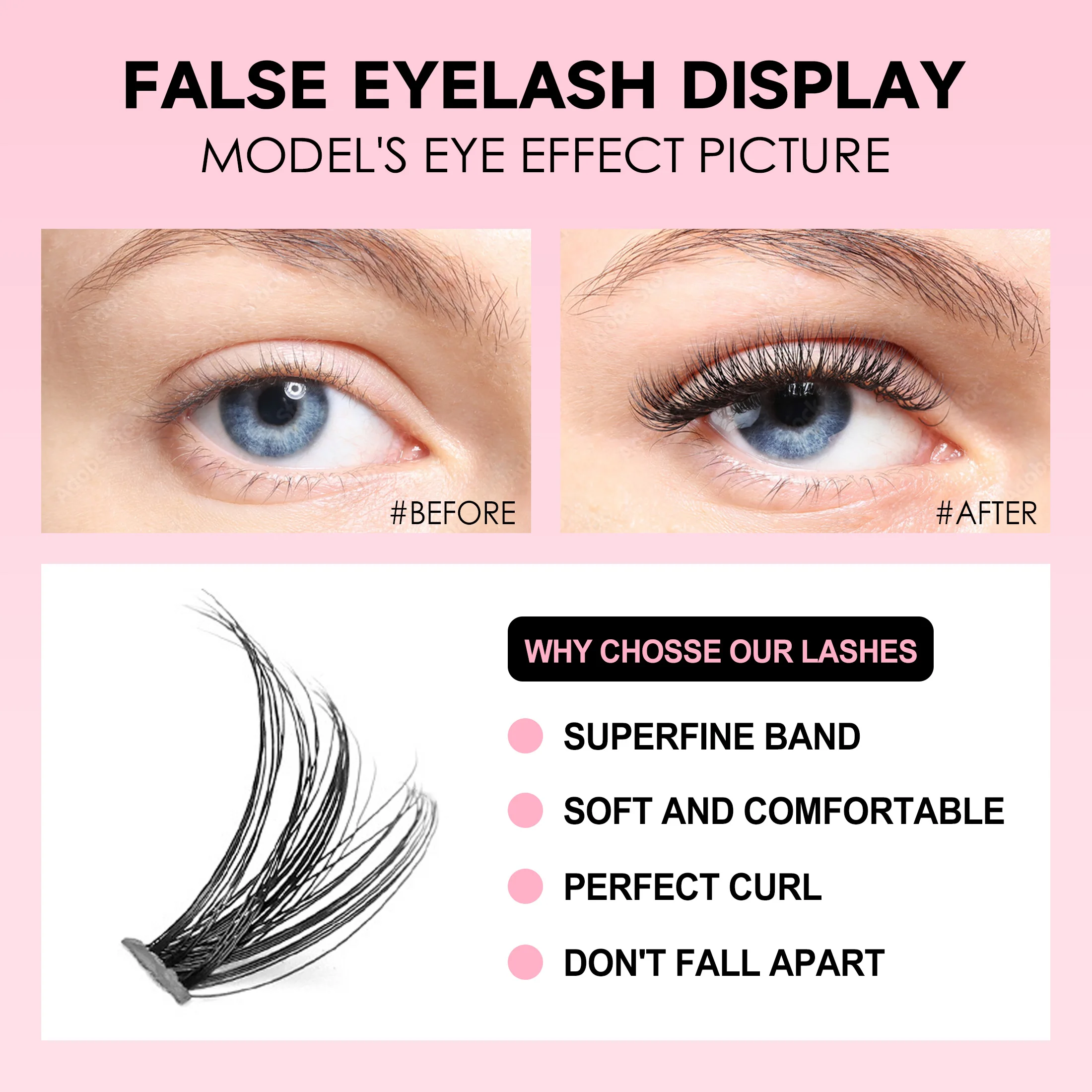 DIY Lashes Extension Kit Eyela - đánh giá và giá Eyelash Extension Full Set